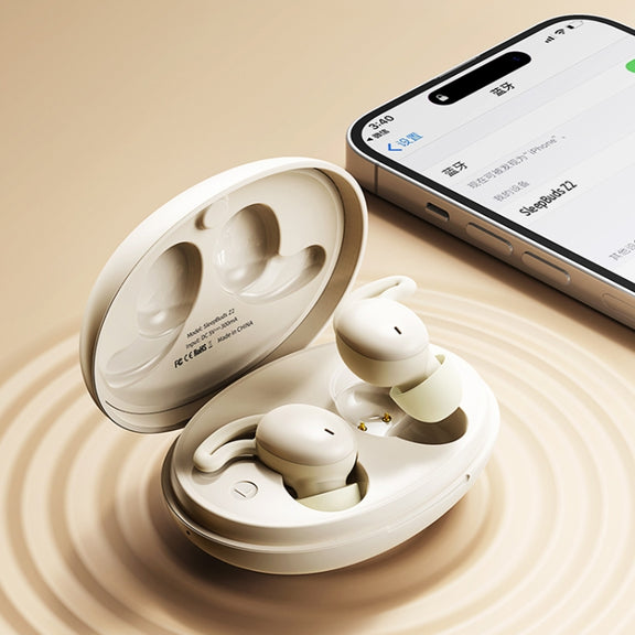 REMAX SleepBuds Z2 Sleep Wireless Music Headphones Half In-Ear Stereo TWS Bluetooth Earphone(Beige)