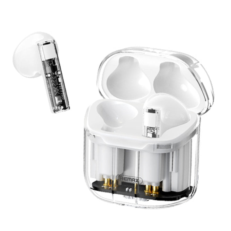 REMAX CozyBuds 6C TWS Transparent Cabin Low Delay Wireless Bluetooth Headset(White)
