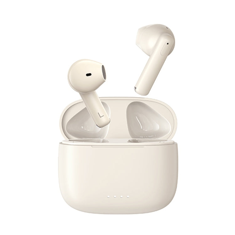 REMAX CozyBuds 2E ENC Dual-microphone Noise Canceling Wireless Bluetooth Headphones(Beige)