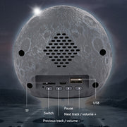 Y-598 Suspended Astronaut Bluetooth Speaker RGB Light Subwoofer Ornament,Spec: 598B Silver