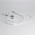 For Oculus Quest 2 VR Glasses Ear-in Headset 3.5 Elbow Aluminum Earphones(White) - VR Accessories by PMC TechLife | Online Shopping South Africa | PMC TechLife