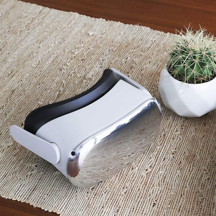 For Oculus Quest 2 VR Front Cover Protective Face Shell(Silver Plating)