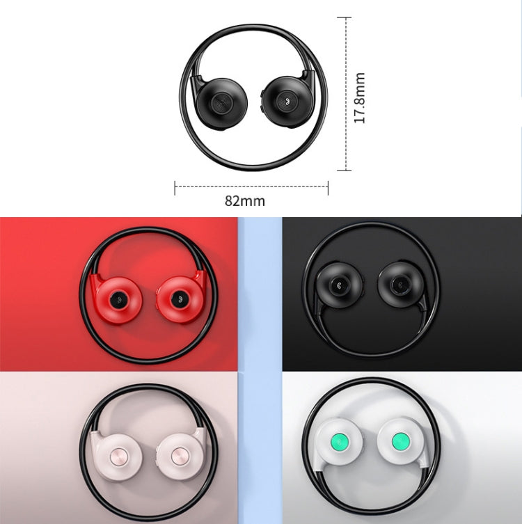 M1S Bone Conduction Stereo Vibrator Speaker Bluetooth Earphones(Green)