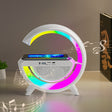 DH001 Smart Wireless Charging Ambient Light Bluetooth Speaker(White) - Desktop Speaker by PMC TechLife | Online Shopping South Africa | PMC TechLife