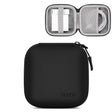 Baona BN-F017 Leather Digital Headphone Cable U Disk Storage Bag, Specification: Large Square Black - free shipping - PMC TechLife - Order now!