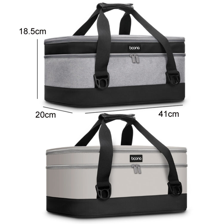 Baona BN-DS009 For Dyson Mite Removal Instrument Multifunctional Vacuum Cleaner Storage Bag, Fabric: Leather