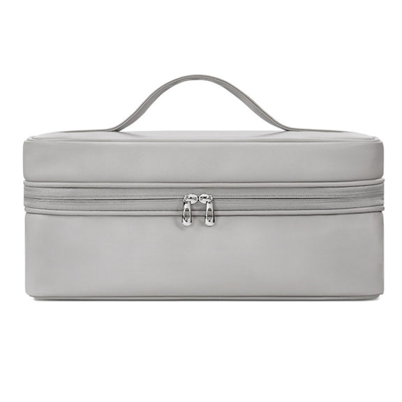 Baona BN-DS006 for Dyson Airwrap Multifunctional PU Leather Storage Bag(Grey)
