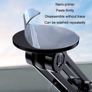 Car Desktop Folding Magnetic Suction Stretch Live Mobile Phone Holder(Black)
