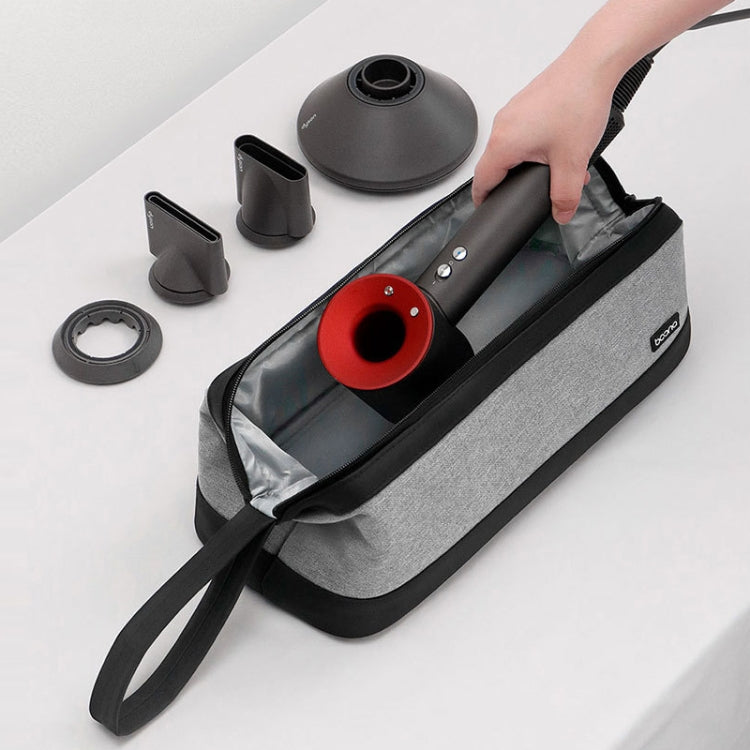 Baona BN-DS005 for Dyson Hair Dryer Curling Iron Accessories Organizer Bag, Color: Black Handle