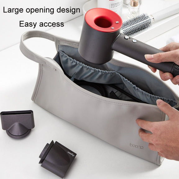 Baona BN-DS001 for Dyson Hair Dryer Accessories Leather Organizer(Black)