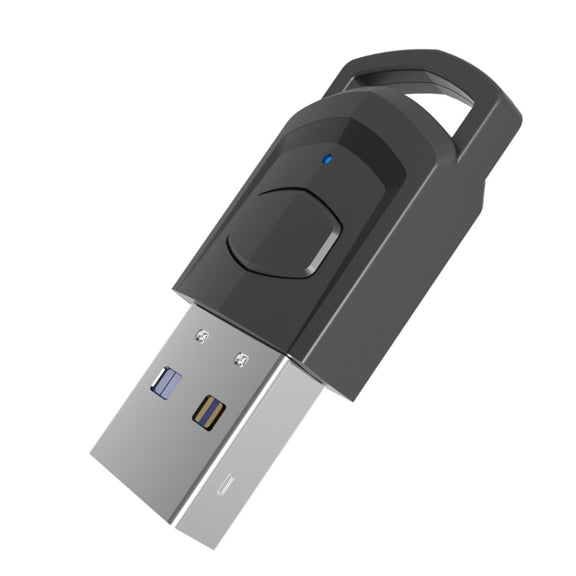For PS4 / PS5 / PC HS-PS5101 Bluetooth 5.0 Adapter Audio Receiver Wireless Headset Transmitter(Black)