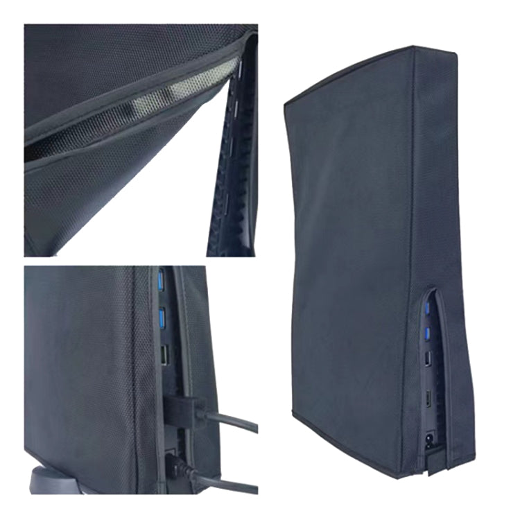 PS5-1 for Snoy PS5 Game Console Water-resistant and Dustproof Protective Cover(Horizontal Gray)