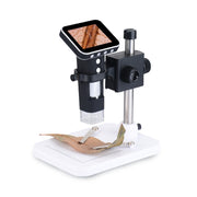 DM1 3.5-inch Screen Smart Wireless 500X HD Digital Microscope Handheld Portable Children Microscope with Stand