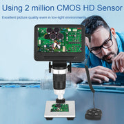 500X/1000X 5-Inch Screen WIFI HD 2 Million Pixel Maintenance Electron Microscope, Specification: MS2 with Z11