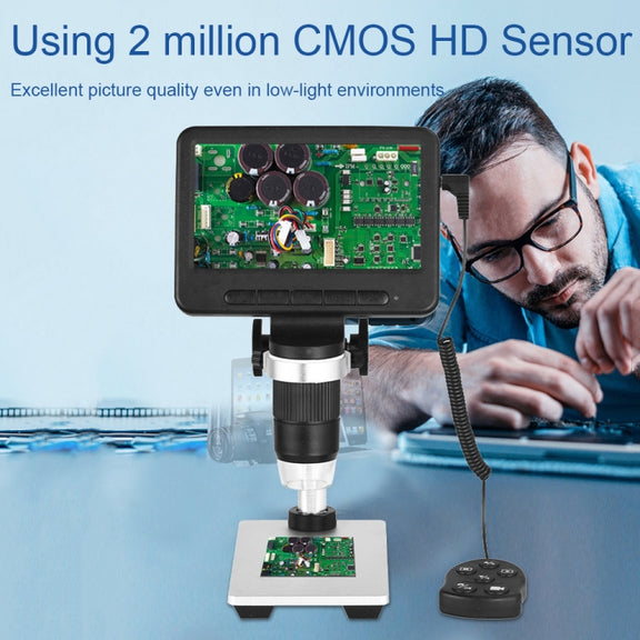 500X/1000X 5-Inch Screen WIFI HD 2 Million Pixel Maintenance Electron Microscope, Specification: MS2 with Z11