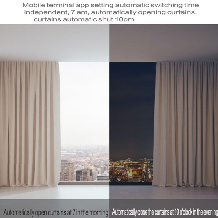 X101 Smart Home Automatic Curtain Machine With RC, Style: Roman Pole Model Double Host
