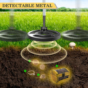 Goint MD3002 Children Beach Toy Underground Metal Detector(Black)