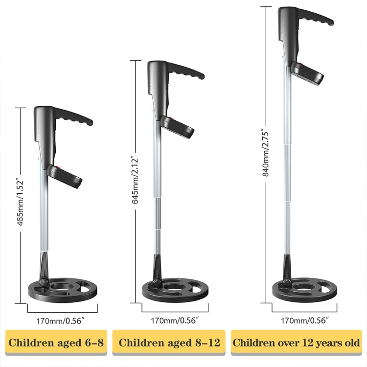 Goint MD3002 Children Beach Toy Underground Metal Detector(Black)
