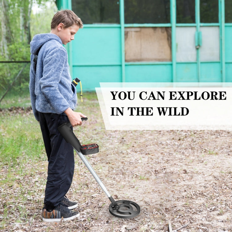 Goint MD3002 Children Beach Toy Underground Metal Detector(Black)