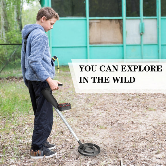 Goint MD3002 Children Beach Toy Underground Metal Detector(Black)