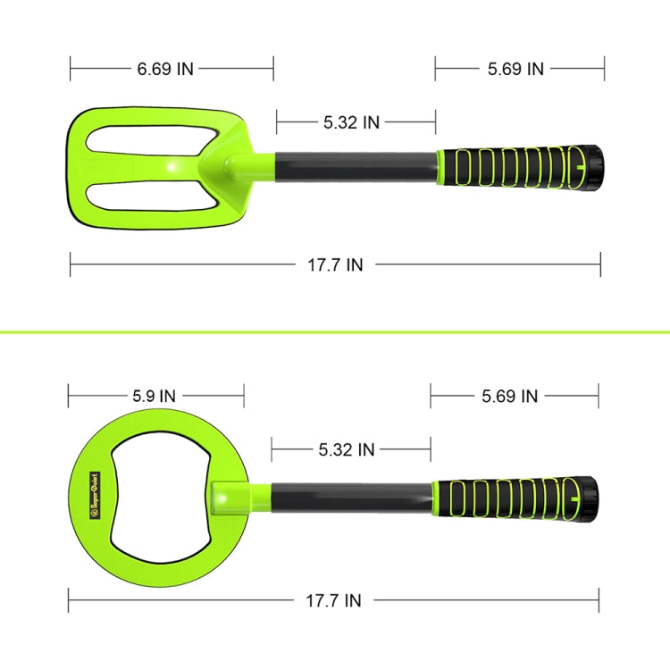 Goint Water-resistant Handheld Metal Detector Underwater Treasure Hunter Detector(IP750 Yellow Square)