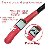 Goint MD3006 Metal Detector Outdoor Treasure Hunter Toys Children Science Detector(Red)