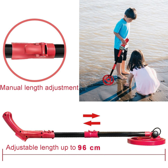 Goint MD3006 Metal Detector Outdoor Treasure Hunter Toys Children Science Detector(Light Green)