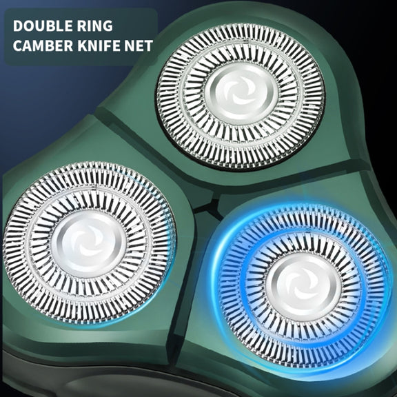 3 In 1 Smart Electric Shaver LCD Digital Display Three-head USB Rechargeable Floating Razor