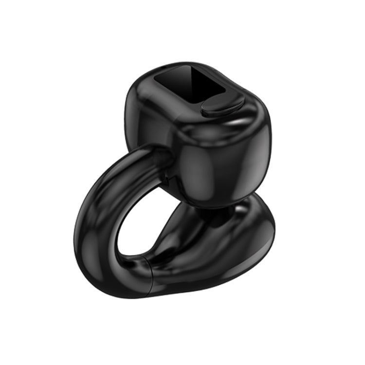 M10 IPX5 Water-resistant Ear Clip Bluetooth Earphones, Style: Single Black