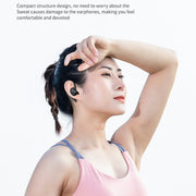 S260 Hanging Ear With Charging Bin Digital Display Stereo Bluetooth Earphones(Black)