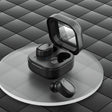 With Charging Bin Stereo Wireless Bluetooth Earphones, Style: BY17 Black - Bluetooth Earphone by PMC TechLife | Online Shopping South Africa | PMC TechLife