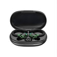 F8 Hanging Ear Stereo Wireless Bluetooth Earphones With Charging Bin(Green Double Ear) - Bluetooth Earphone by PMC TechLife | Online Shopping South Africa | PMC TechLife