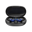 F8 Hanging Ear Stereo Wireless Bluetooth Earphones With Charging Bin(Blue Double Ear) - Bluetooth Earphone by PMC TechLife | Online Shopping South Africa | PMC TechLife