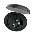 F8 Hanging Ear Stereo Wireless Bluetooth Earphones With Charging Bin(Green Single Ear) - Bluetooth Earphone by PMC TechLife | Online Shopping South Africa | PMC TechLife