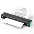 M08F Bluetooth Wireless Handheld Portable Thermal Printer(Black Green A4 Version) - Printer by PMC TechLife | Online Shopping South Africa | PMC TechLife