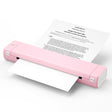 M08F Bluetooth Wireless Handheld Portable Thermal Printer(Pink A4 Version) - Printer by PMC TechLife | Online Shopping South Africa | PMC TechLife