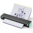 M08F Bluetooth Wireless Handheld Portable Thermal Printer(Black Green Tattoo Version) - Printer by PMC TechLife | Online Shopping South Africa | PMC TechLife