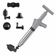 Toilet Pipe Dredger Toilet Sewer Floor Drain Clogged Household High Pressure Pneumatic Tool(Gray) - free shipping - PMC TechLife - Order now!