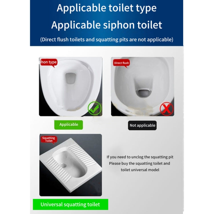 Toilet Pipe Dredger Toilet Sewer Floor Drain Clogged Household High Pressure Pneumatic Tool(Gray)