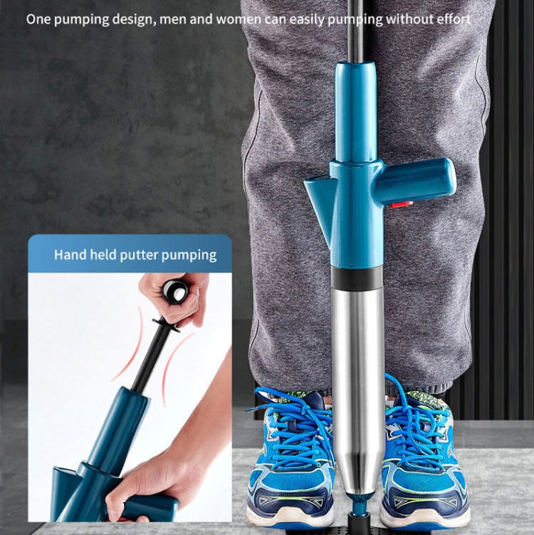 Toilet Pipe Dredger Toilet Sewer Floor Drain Clogged Household High Pressure Pneumatic Tool(Gray)