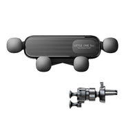S03 Vehicle Air Outlet Gravity Navigation Mobile Phone Holder, Color: Black Eagle Mouth