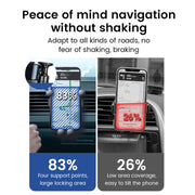 S03 Vehicle Air Outlet Gravity Navigation Mobile Phone Holder, Color: Black Eagle Mouth
