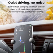 S03 Vehicle Air Outlet Gravity Navigation Mobile Phone Holder, Color: White Eagle Mouth