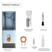 Q6S 10-in-1 Bluetooth Headphone Cleaning Pen Mobile Computer Keyboard Screen Digital Camera Cleaning Kit(Pink)