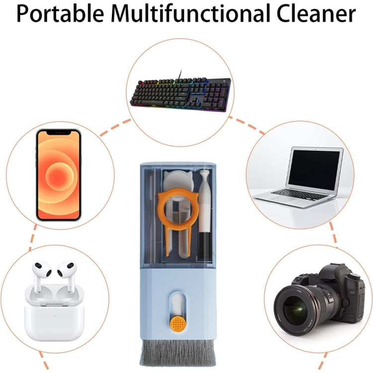 Q6S 10-in-1 Bluetooth Headphone Cleaning Pen Mobile Computer Keyboard Screen Digital Camera Cleaning Kit(White)