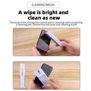 Q6S 10-in-1 Bluetooth Headphone Cleaning Pen Mobile Computer Keyboard Screen Digital Camera Cleaning Kit(Pink)