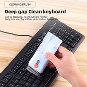 Q6S 10-in-1 Bluetooth Headphone Cleaning Pen Mobile Computer Keyboard Screen Digital Camera Cleaning Kit(Pink)