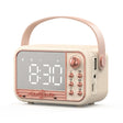 S11 Handheld Retro Alarm Clock Bluetooth Speaker Desktop Portable Clock(Beige) - Desktop Speaker by PMC TechLife | Online Shopping South Africa | PMC TechLife