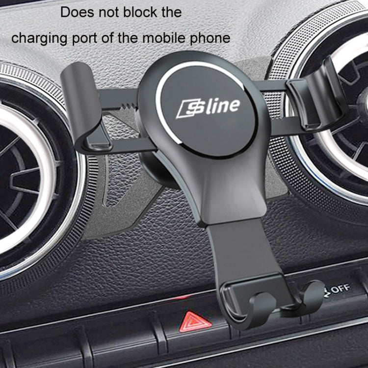 For Audi Car Strong Magnetic Phone Holder(A3/S3 Stand 1 Red)