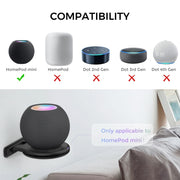 For Apple HomePod Mini AhaStyle PT149 Smart Speaker Stand(Black)